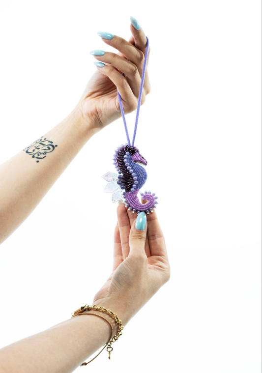 Seahorse Bag Charm Accessory